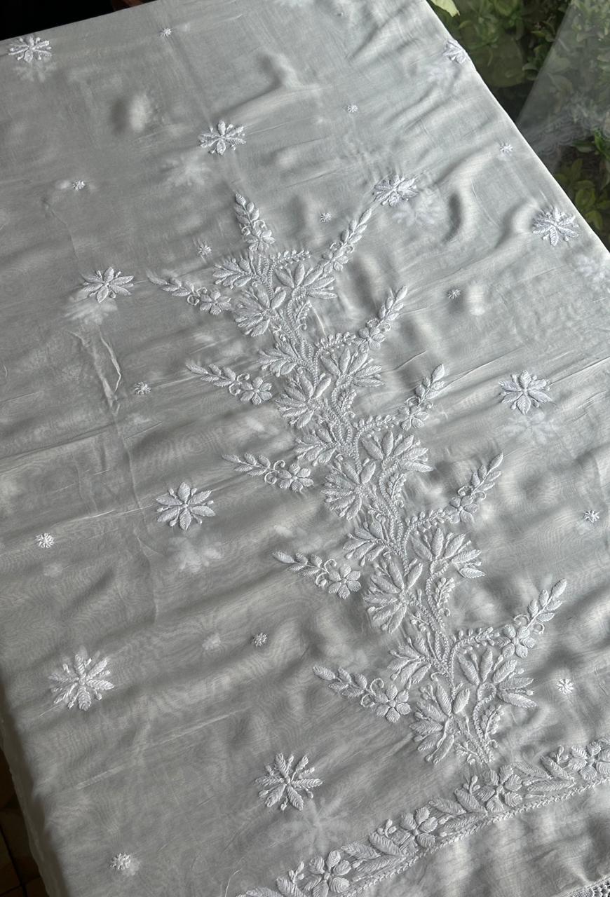 Mal Cotton Chikankari Dupattas