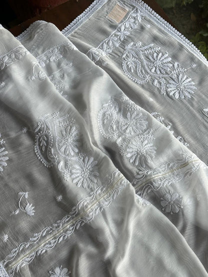 Mal Cotton Chikankari Dupattas
