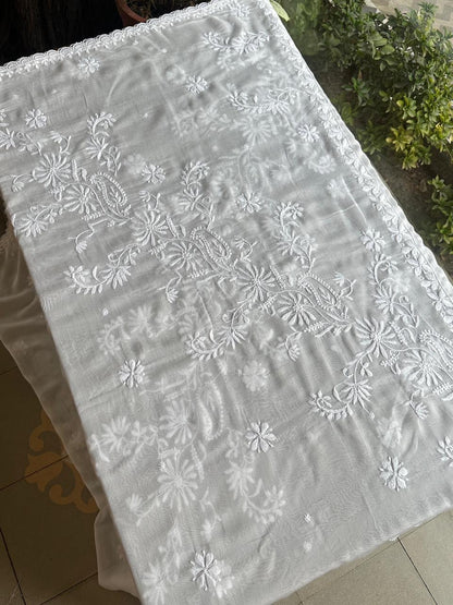 Mal Cotton Chikankari Dupattas