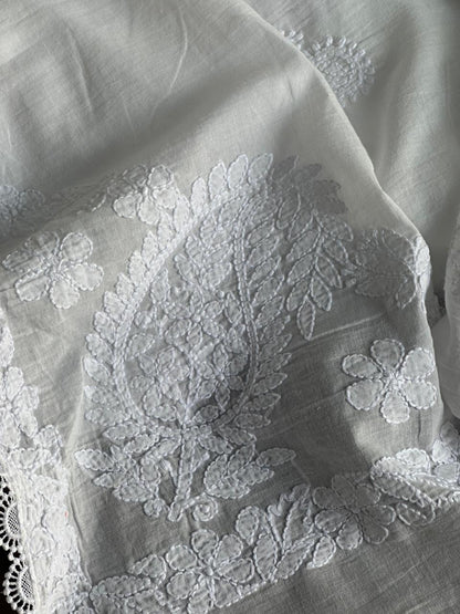 Mal Cotton Chikankari Dupattas