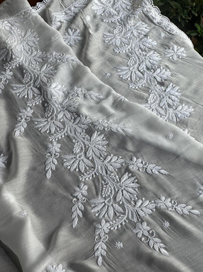 Mal Cotton Chikankari Dupattas