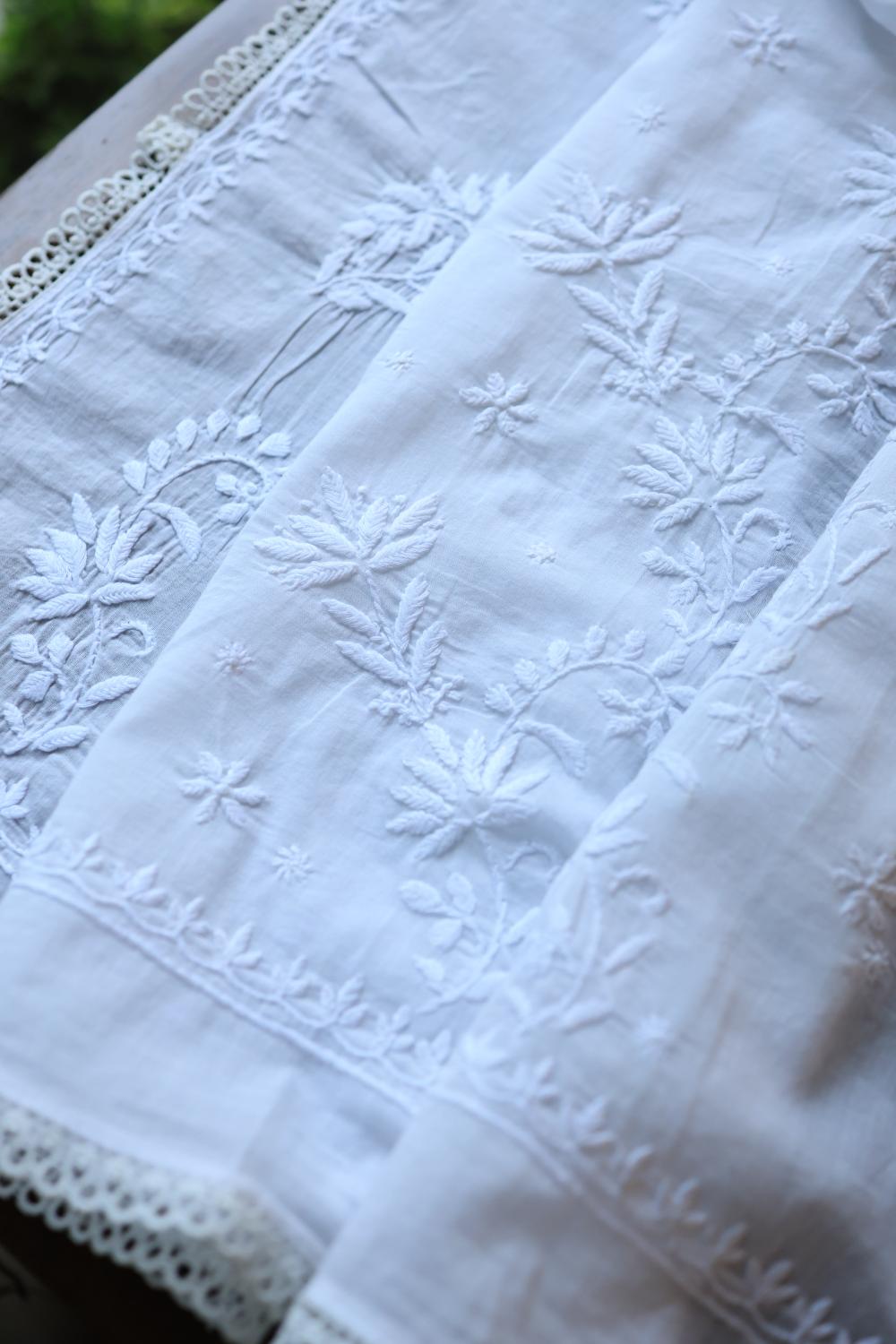 Mal Cotton Chikankari Dupattas