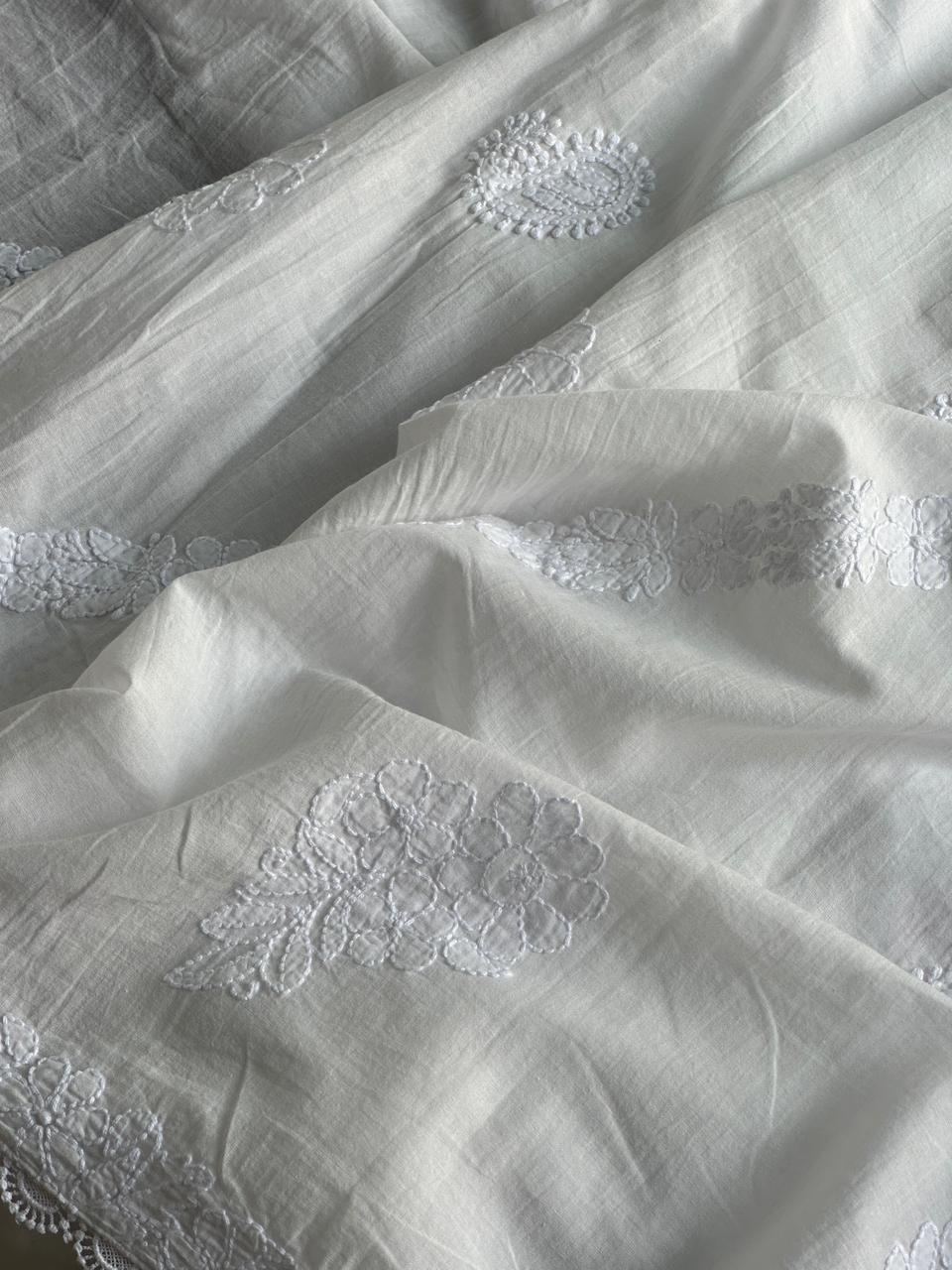 Mal Cotton Chikankari Dupattas