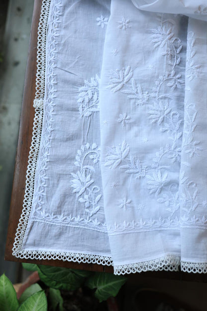 Mal Cotton Chikankari Dupattas
