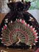 Maroon Shade Velvet Zardosi Polti Bags
