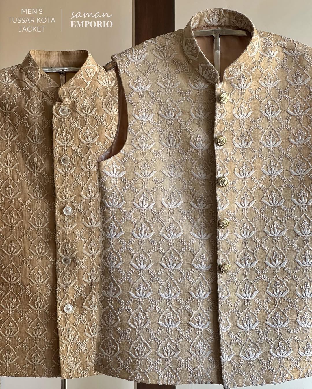 Men’s Tussar Kota Jacket