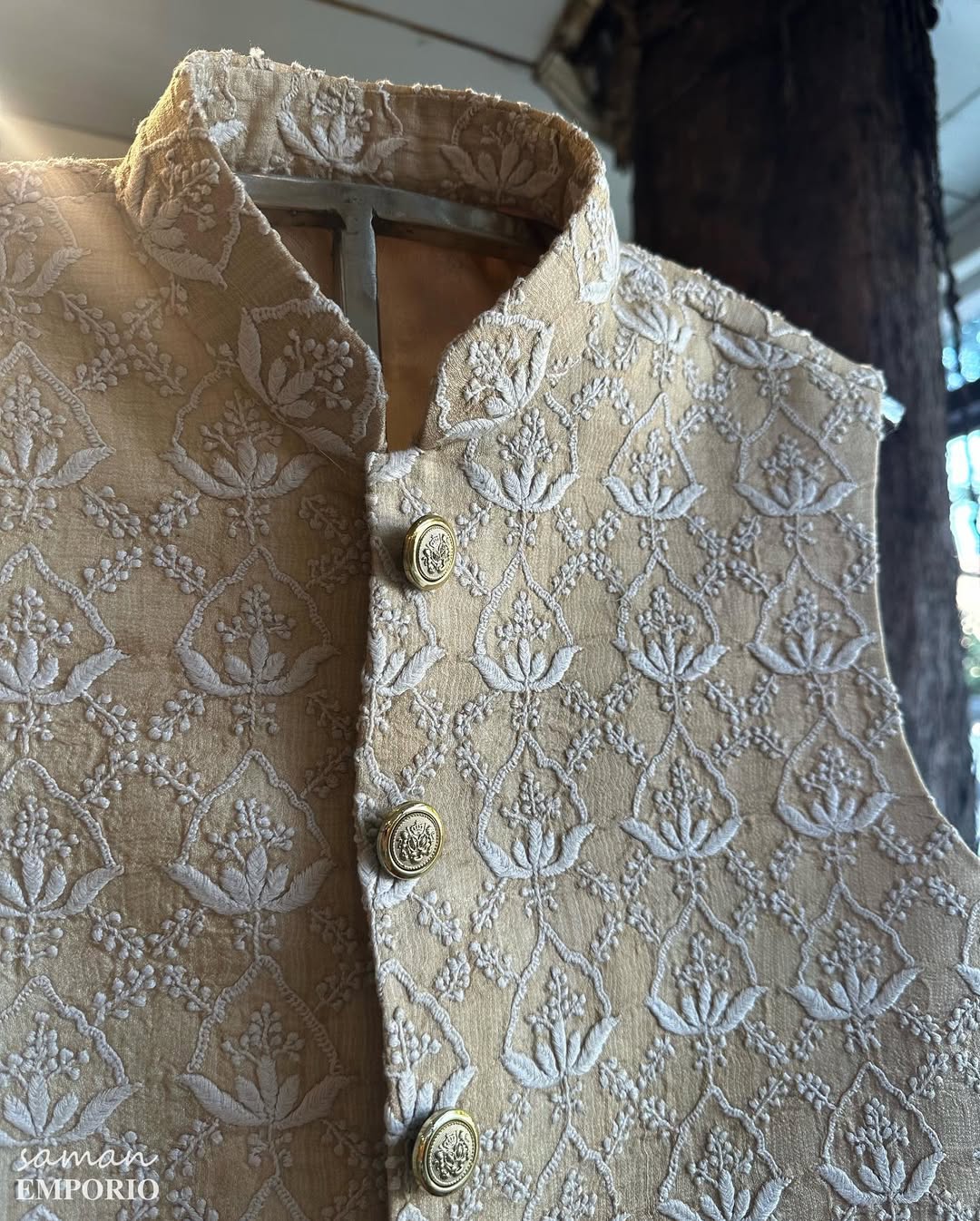 Men’s Tussar Kota Jacket