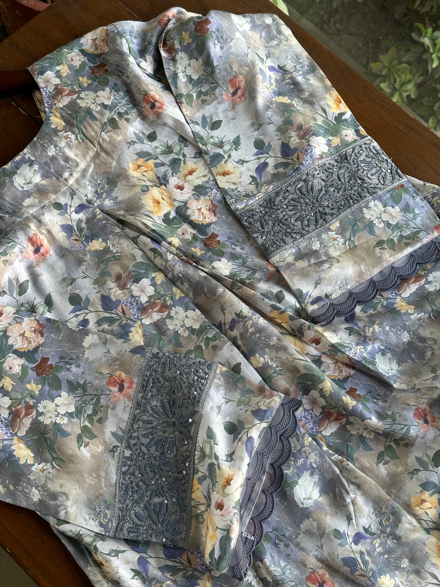 Misty Floral Printed Modal Co-Ord Set
