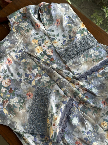 Misty Floral Printed Modal Co-Ord Set