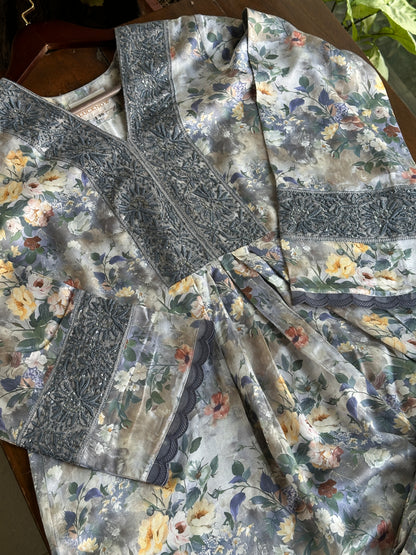 Misty Floral Printed Modal Co-Ord Set