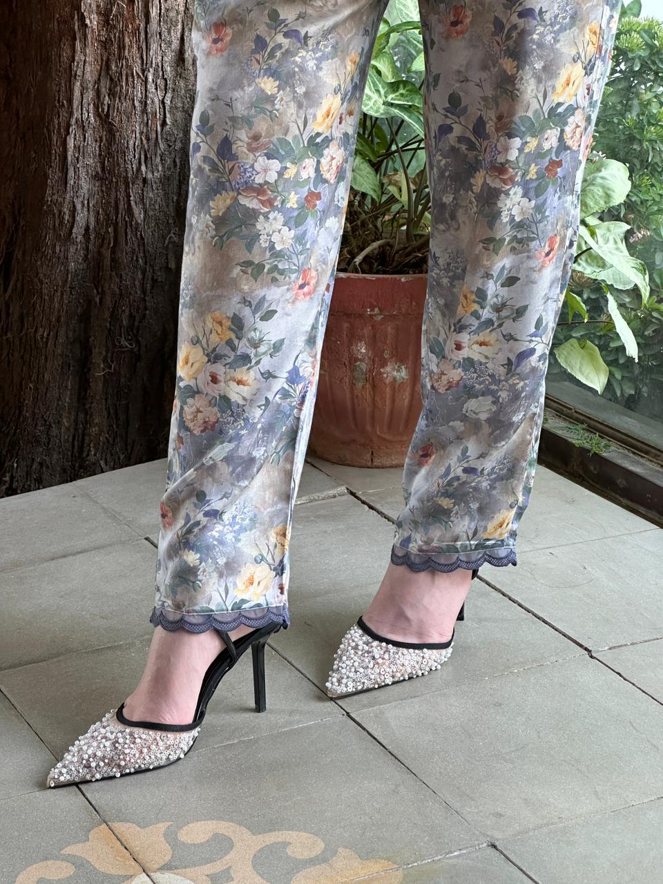 Misty Floral Printed Modal Co-Ord Set