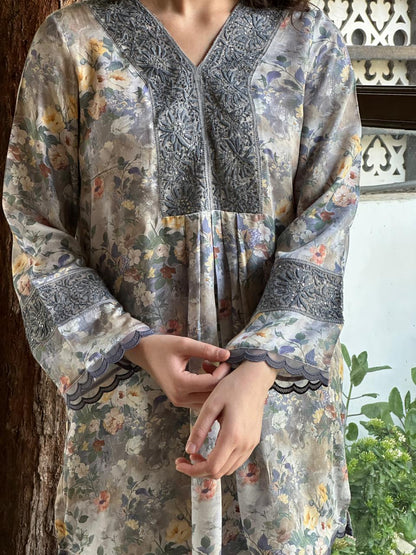 Misty Floral Printed Modal Co-Ord Set
