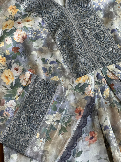Misty Floral Printed Modal Co-Ord Set