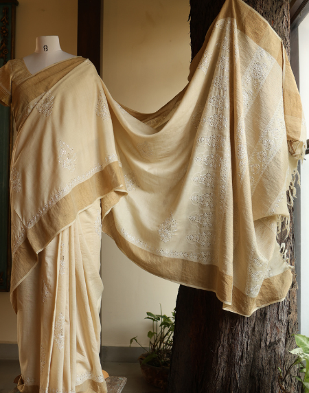 Natural Moonga Silk | Basak Saree