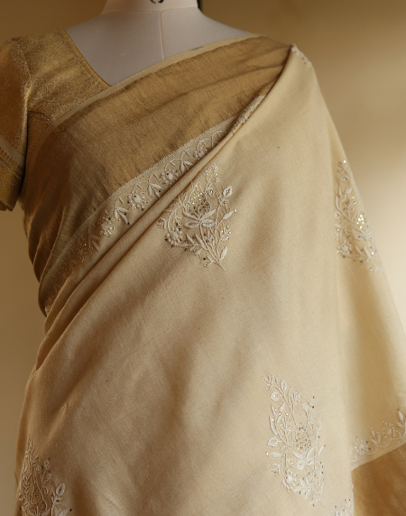 Natural Moonga Silk | Basak Saree