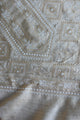 Natural Shade Tussar Silk All Over Front Chikankari Men’s Kurta Fabric