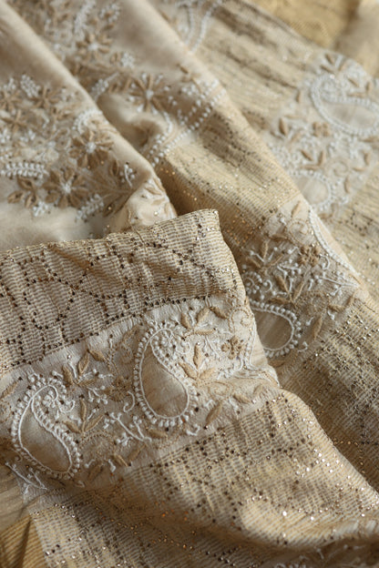 Natural Tussar Silk Shade | Basak Saree