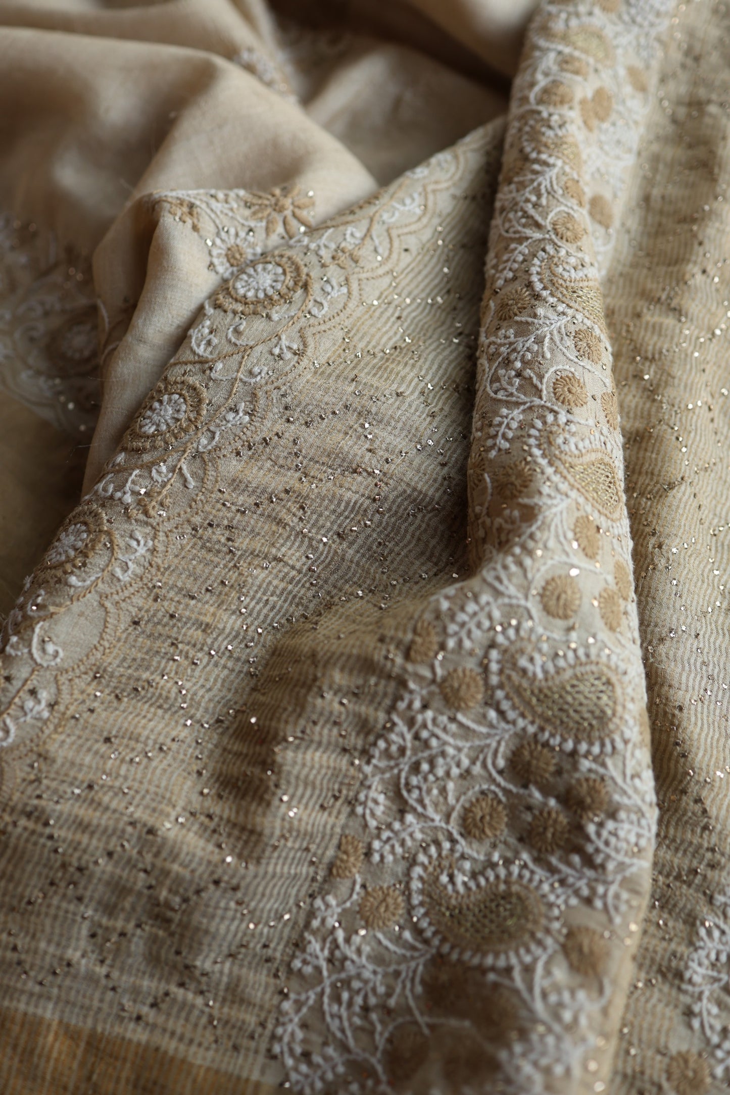 Basak Natural Tussar Silk Saree