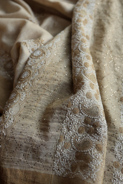 Basak Natural Tussar Silk Saree