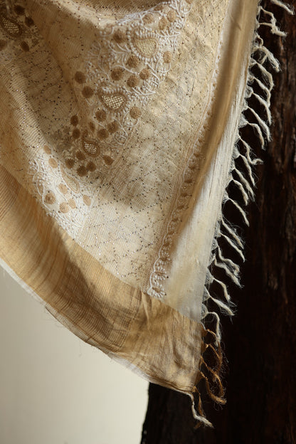 Basak Natural Tussar Silk Saree