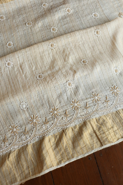 Natural Tussar Silk Shade | Basak Saree