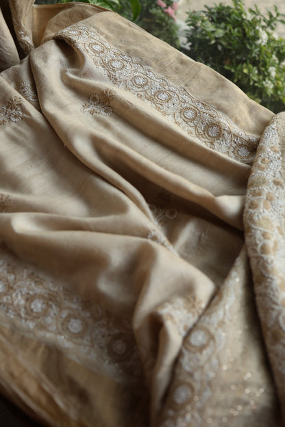 Basak Natural Tussar Silk Saree