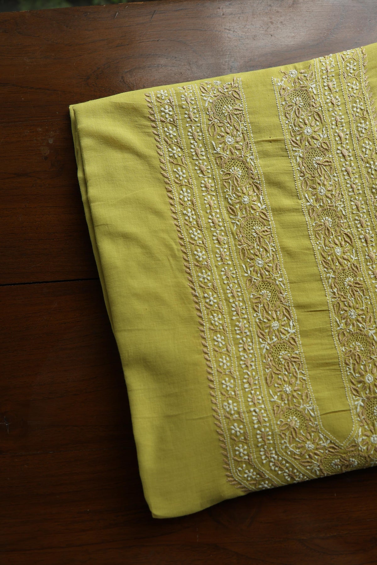 Neon Shade Unisex Chikankari Bengal Muslin Kurta
