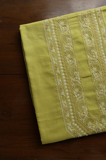 Neon Shade Unisex Chikankari Bengal Muslin Kurta