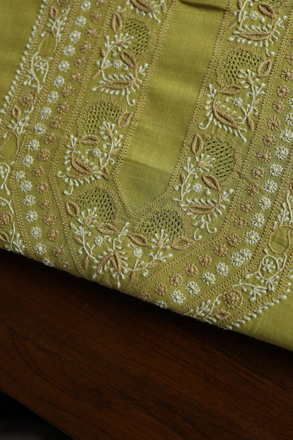 Neon Shade Unisex Chikankari Bengal Muslin Kurta