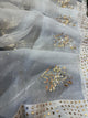 Noor Organza Mukaish Badla Floral Motif Dupatta