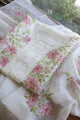 Noor Organza Silk Chikankari With Mukaish Work Fabric