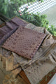 Old Lavender Mul Chanderi Silk Kalamkari Unstitched Kurta Dupatta Set