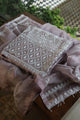 Old Lavender Shade Noor Banarasi Organza Chikankari Unstitched Fabric