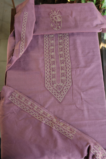 Onion Pink Malkha Handspun Khadi Kurtas Unisex Fabric
