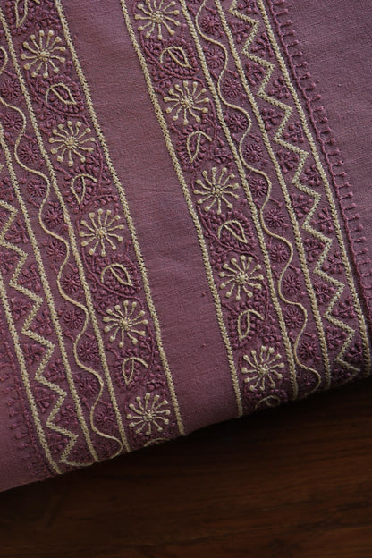 Onion Pink Malkha Handspun Khadi Kurtas Unisex Fabric