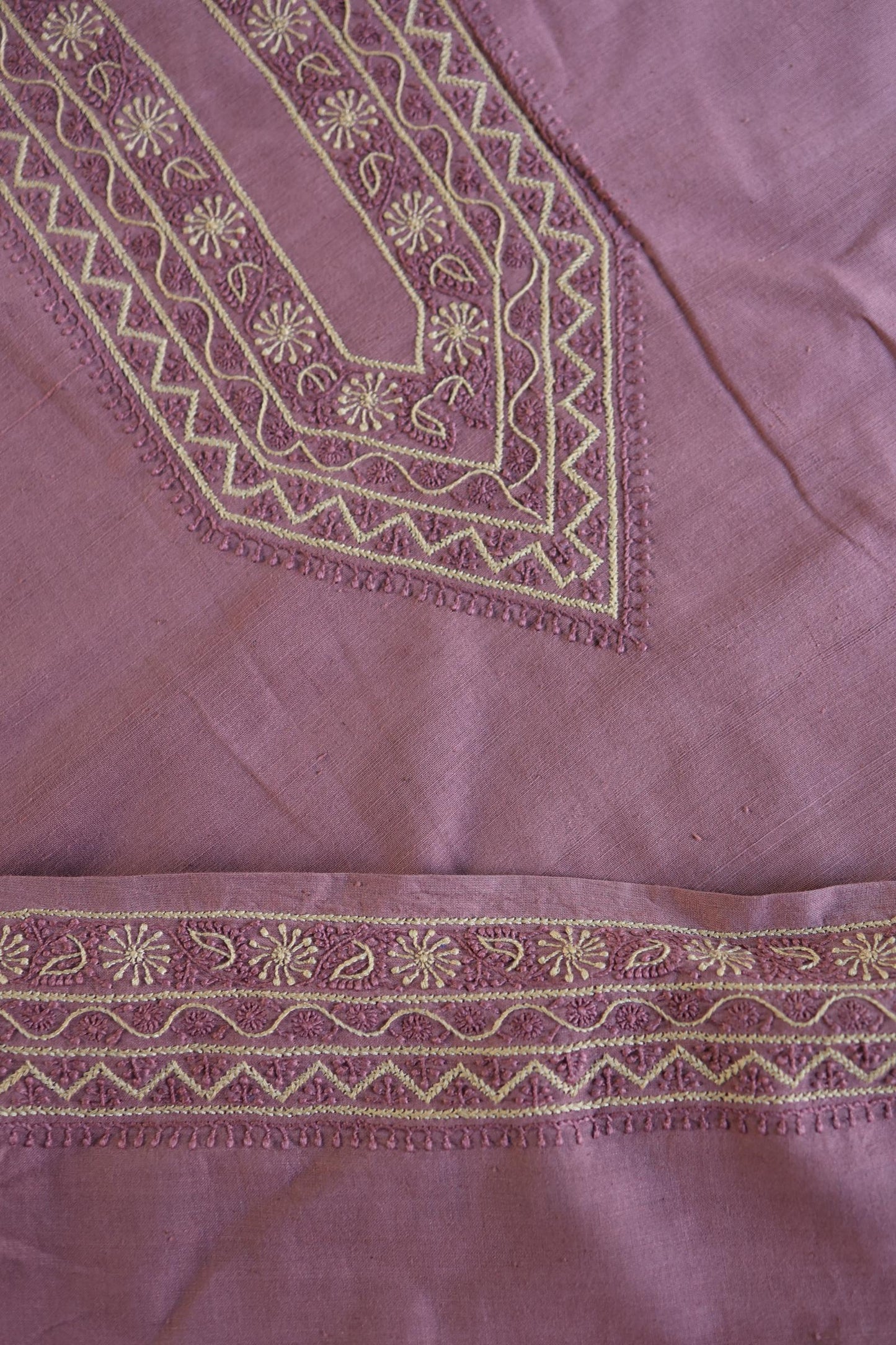 Onion Pink Malkha Handspun Khadi Kurtas Unisex Fabric
