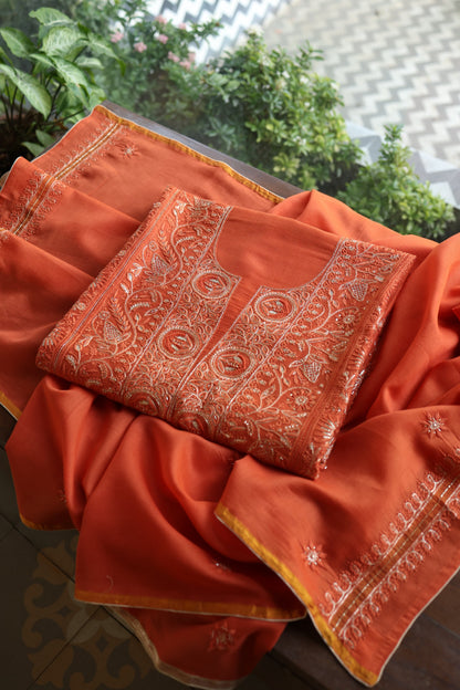 Orange Shade Rasm Maheshwari Highlights Fabrics