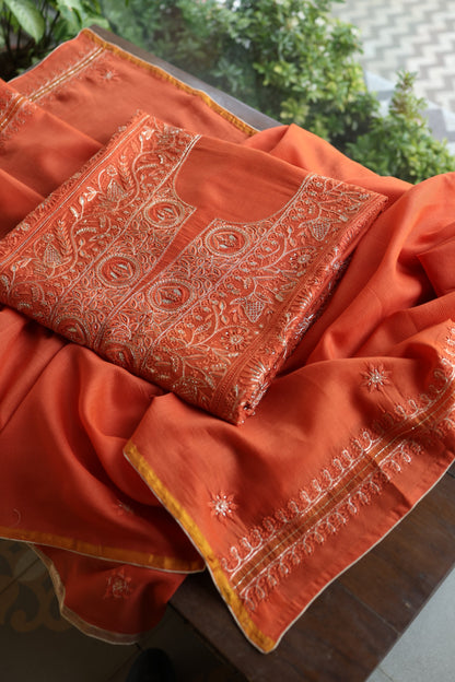 Orange Shade Rasm Maheshwari Highlights Fabrics