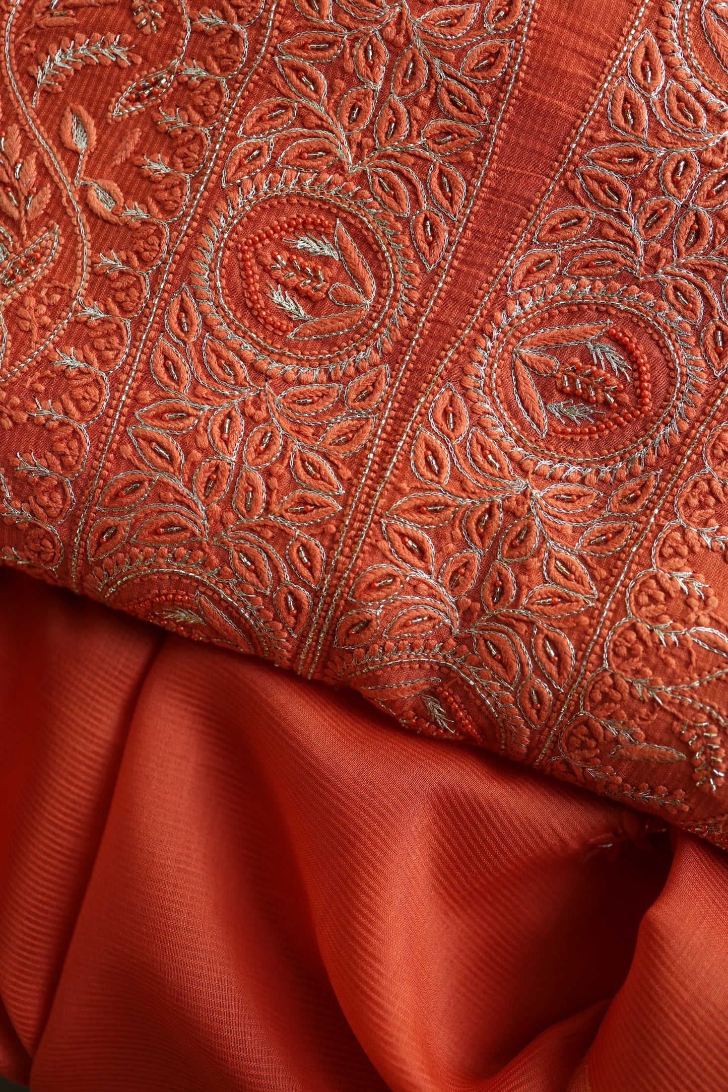 Orange Shade Rasm Maheshwari Highlights Fabrics