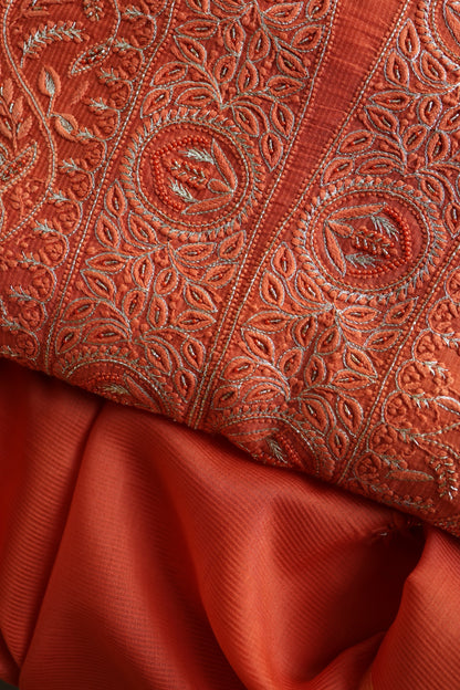 Orange Shade Rasm Maheshwari Highlights Fabrics