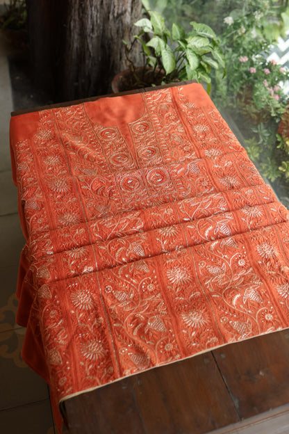 Orange Shade Rasm Maheshwari Highlights Fabrics