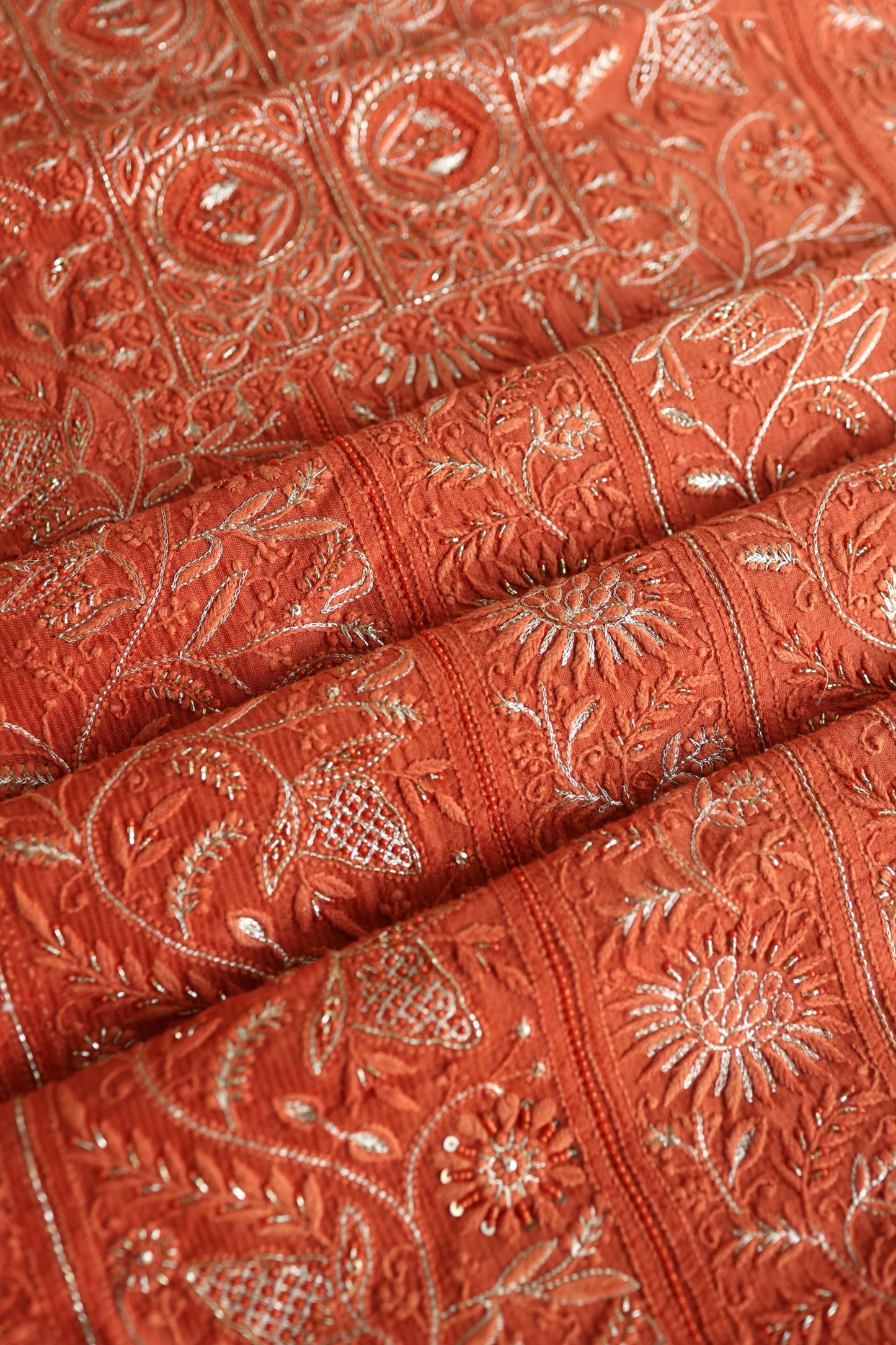 Orange Shade Rasm Maheshwari Highlights Fabrics