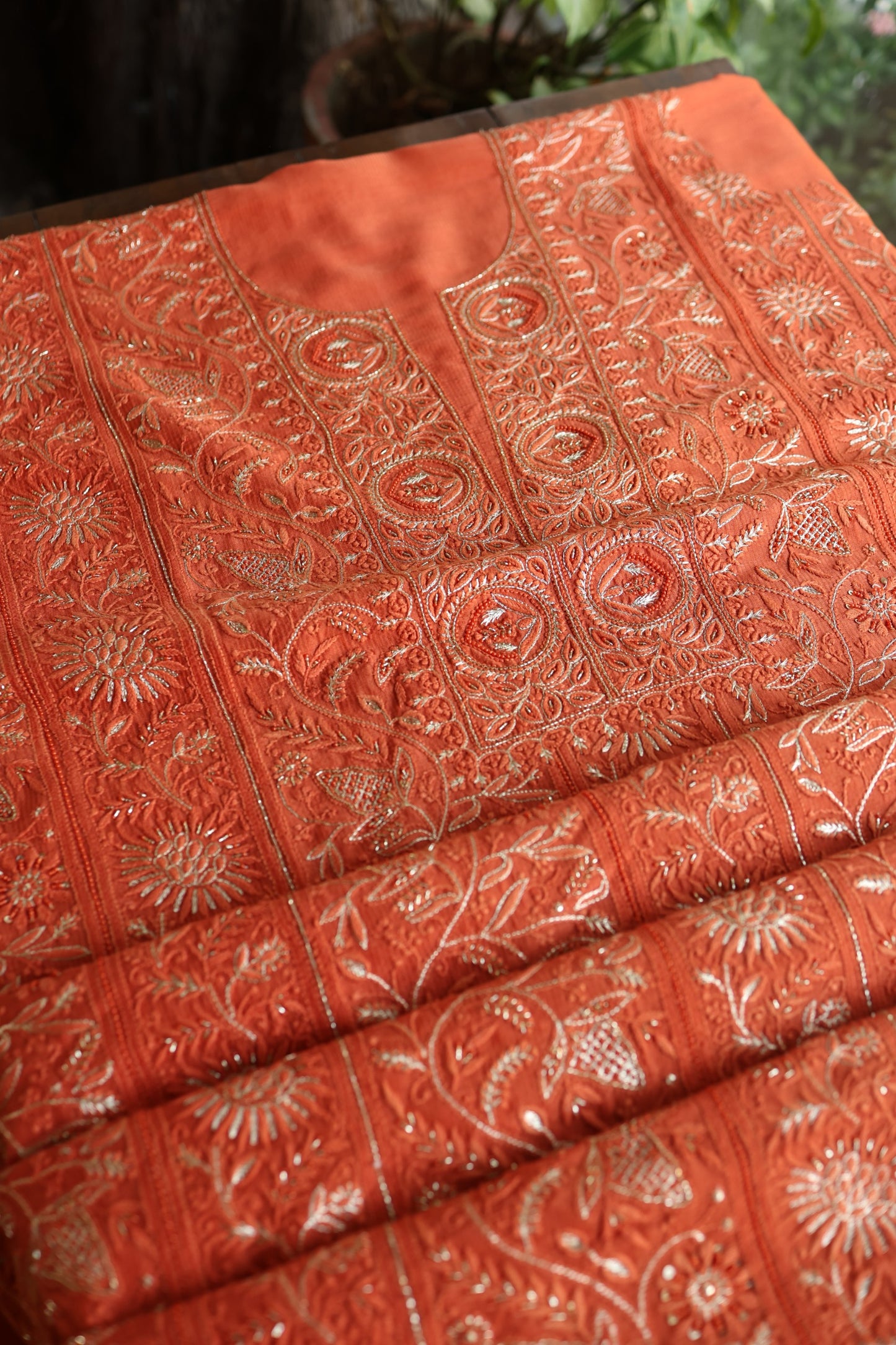 Orange Shade Rasm Maheshwari Highlights Fabrics