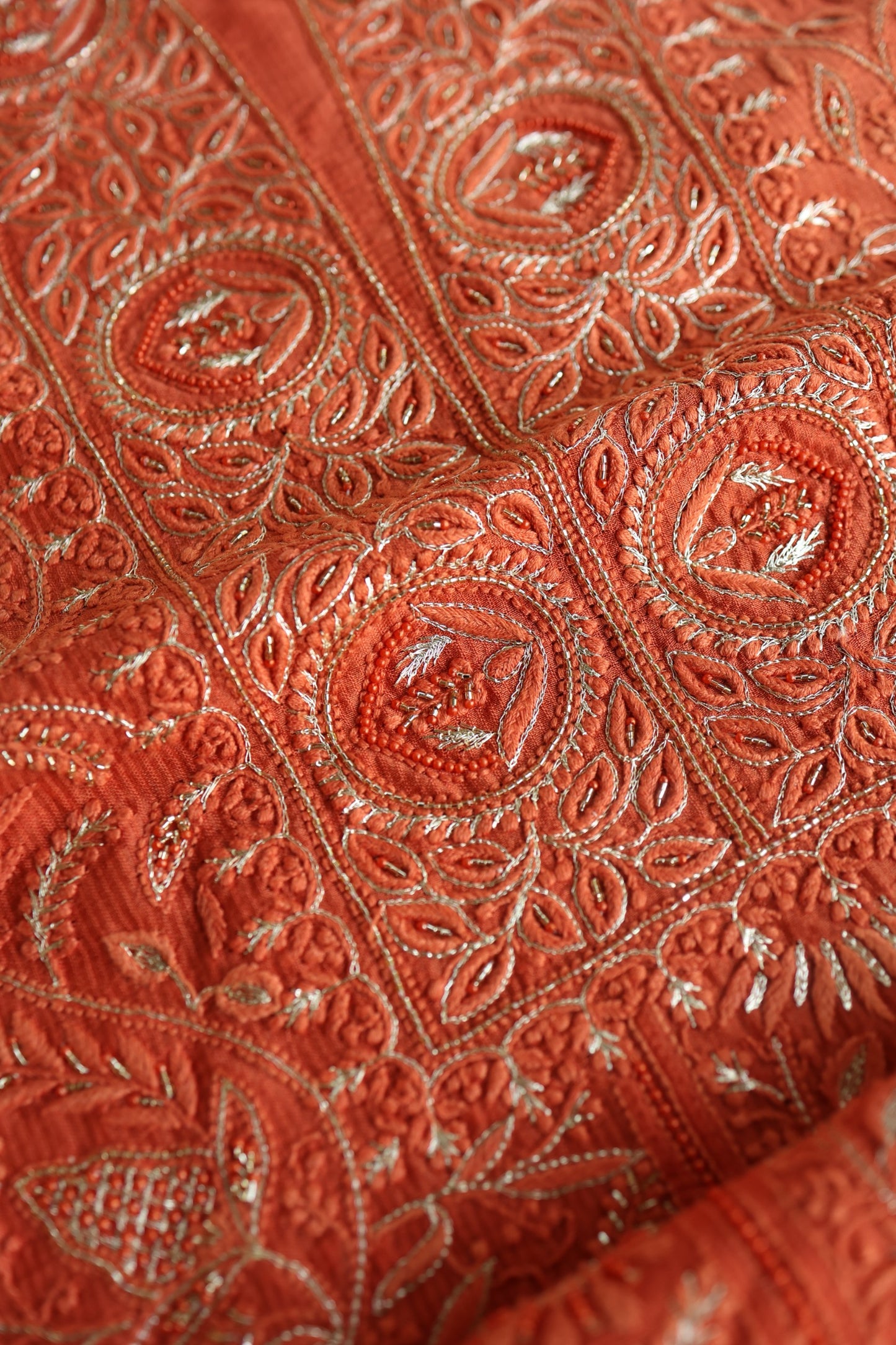 Orange Shade Rasm Maheshwari Highlights Fabrics