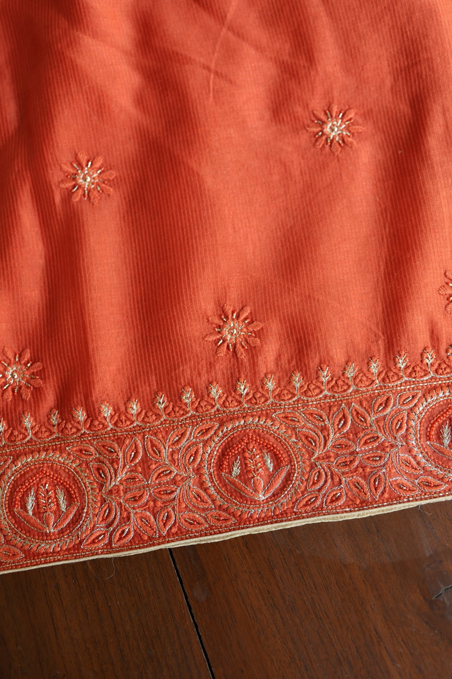 Orange Shade Rasm Maheshwari Highlights Fabrics
