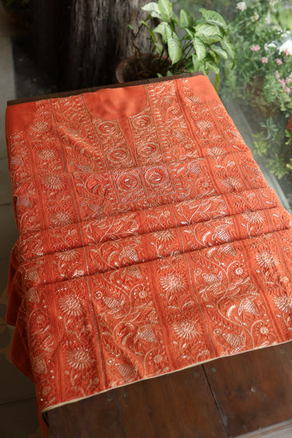 Orange Shade Rasm Maheshwari Highlights Fabrics