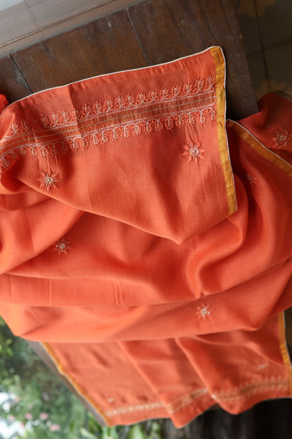 Orange Shade Rasm Maheshwari Highlights Fabrics