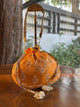 Orange Shade Raw Silk Chikankari Polti Bag