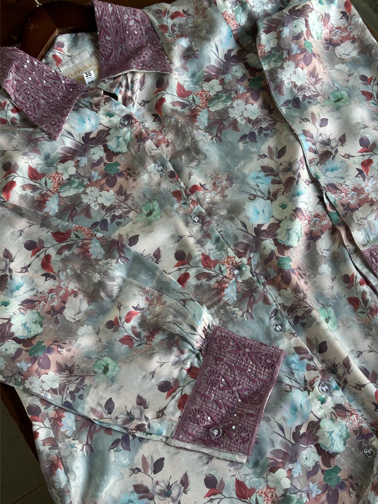 Pastel Bloom Modal Printed Co-Ord Set