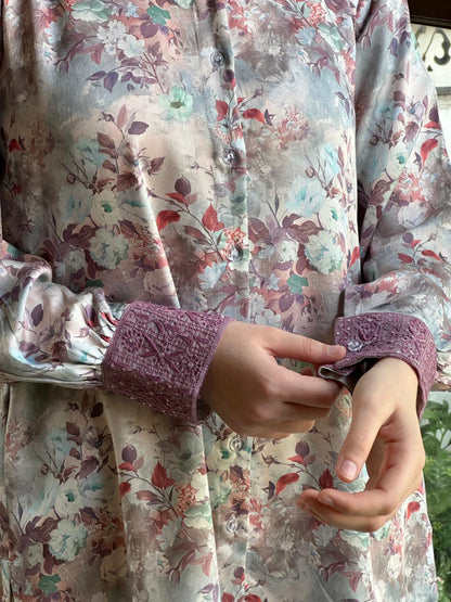 Pastel Bloom Modal Printed Co-Ord Set